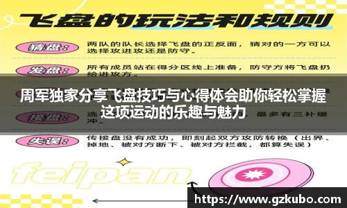 周军独家分享飞盘技巧与心得体会助你轻松掌握这项运动的乐趣与魅力