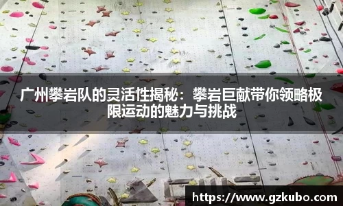 广州攀岩队的灵活性揭秘：攀岩巨献带你领略极限运动的魅力与挑战